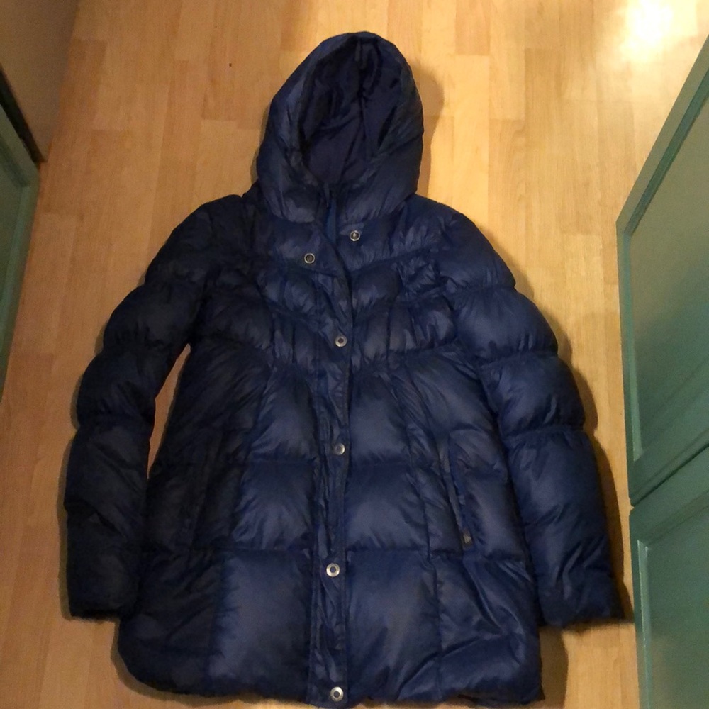 Parna Milly blue water resistant down blue coat